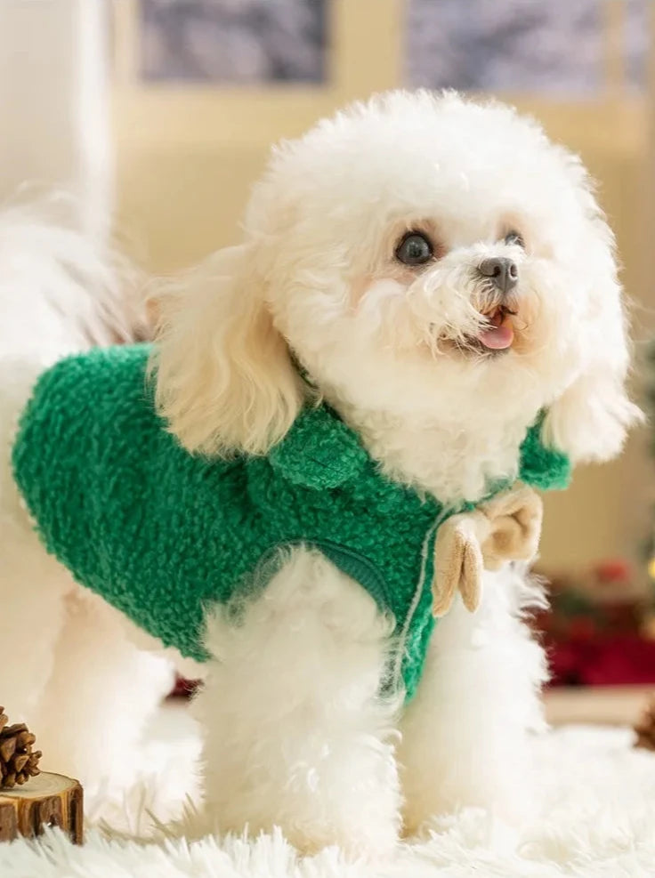 Manteau à Capuche de Noël pour Chiens