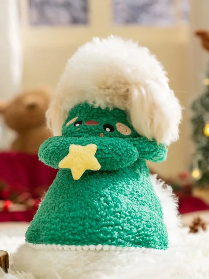 Manteau à Capuche de Noël pour Chiens