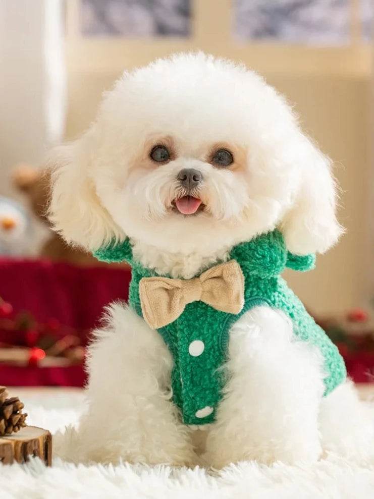 Manteau à Capuche de Noël pour Chiens