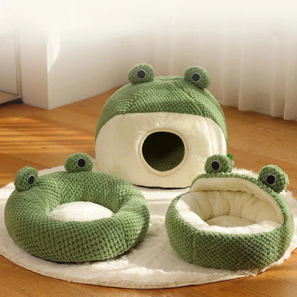 Niche Anti-Stress pour Chien - Grenouille