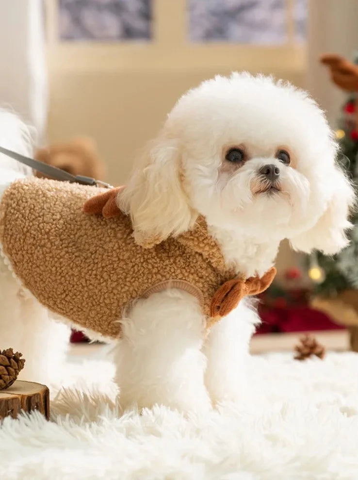 Manteau à Capuche de Noël pour Chiens