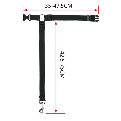 Ceinture de sécurité 2-en-1 pour animaux en voiture taille