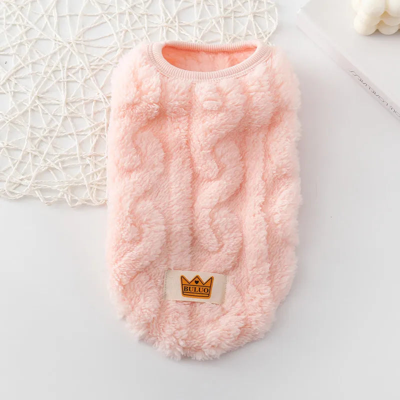 pull doux rose pour chien