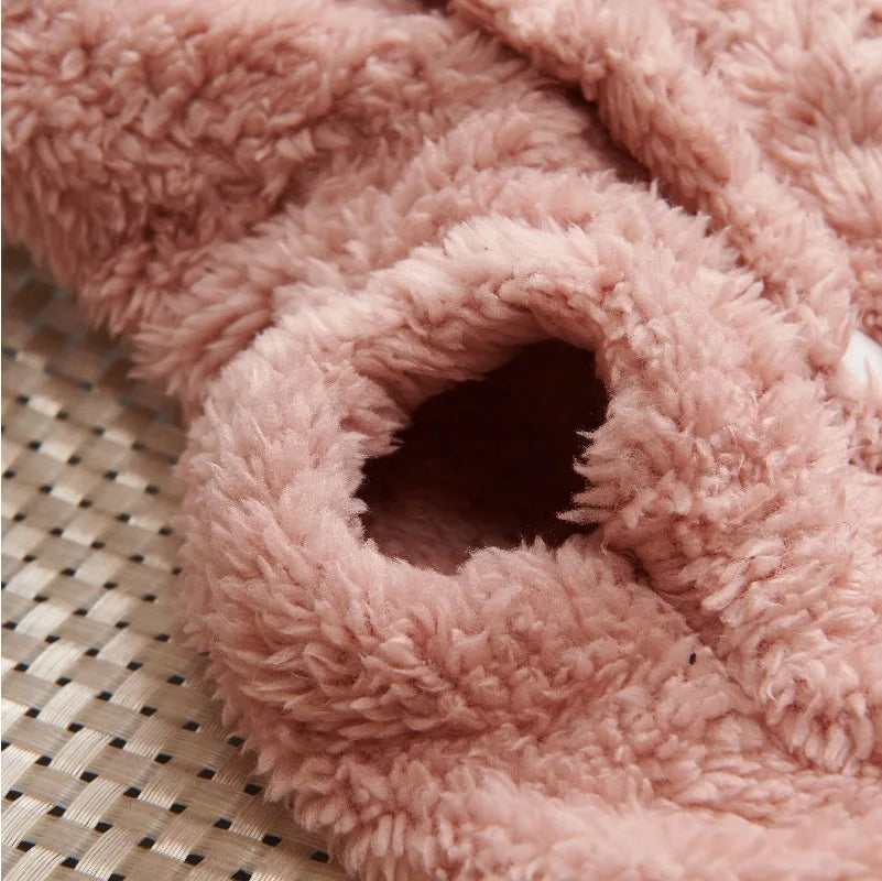 Sweat à capuche doux pour chien rose manche courte 